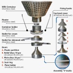 Elektrische Roomscheider Milky FJ 600 EAR "LONGLIFE" - Afbeelding 3