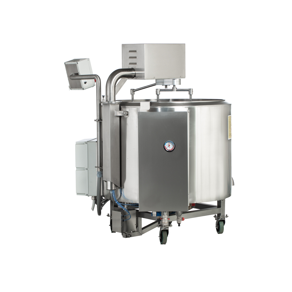 Pasteuriseermachine, Kaas en Yoghurtketel Milky FJ 500 CT (gesloten type, 400V) - Afbeelding 4