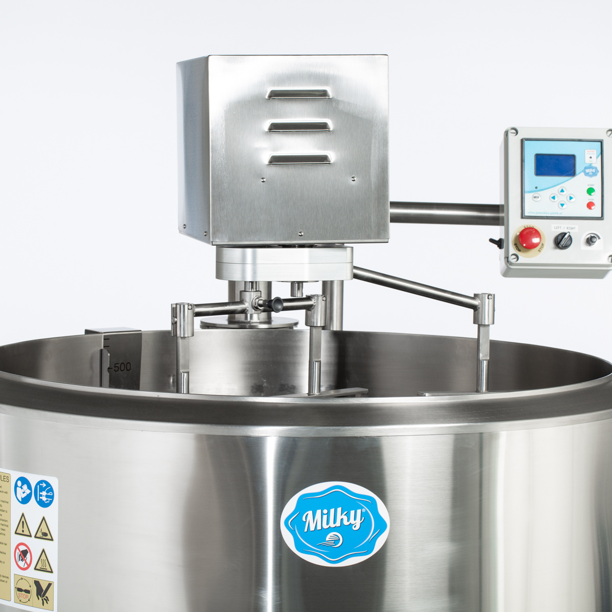 Pasteuriseermachine, Kaas en Yoghurtketel Milky FJ 500 CT (gesloten type, 400V) - Afbeelding 21