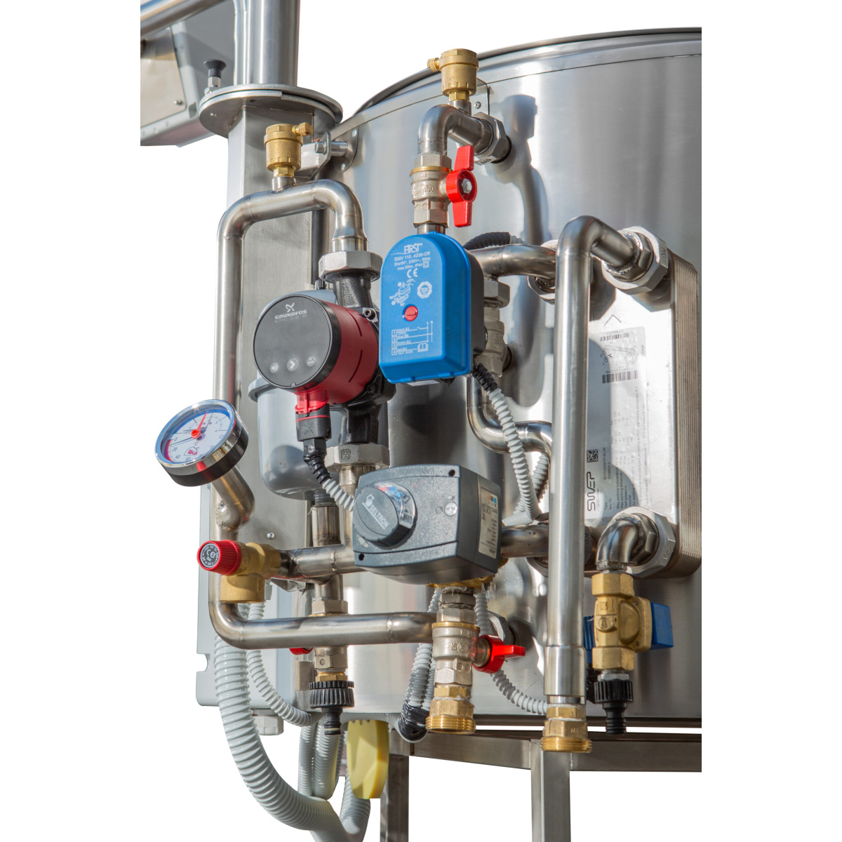 Pasteuriseermachine, Kaas en Yoghurtketel Milky FJ 200 CTF (gesloten systeem, 400V) - Afbeelding 4
