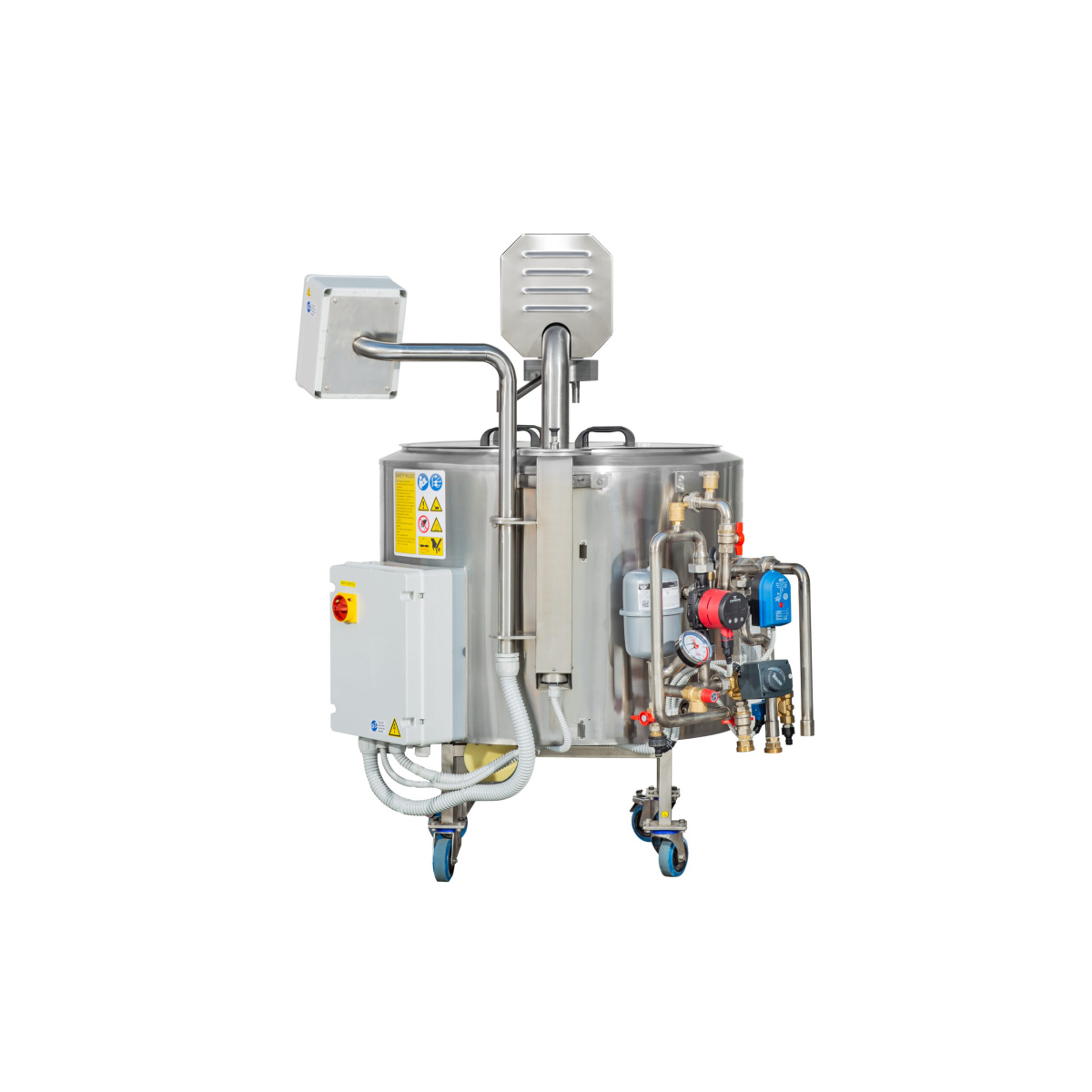 Pasteuriseermachine, Kaas en Yoghurtketel Milky FJ 200 CTF (gesloten systeem, 400V) - Afbeelding 2