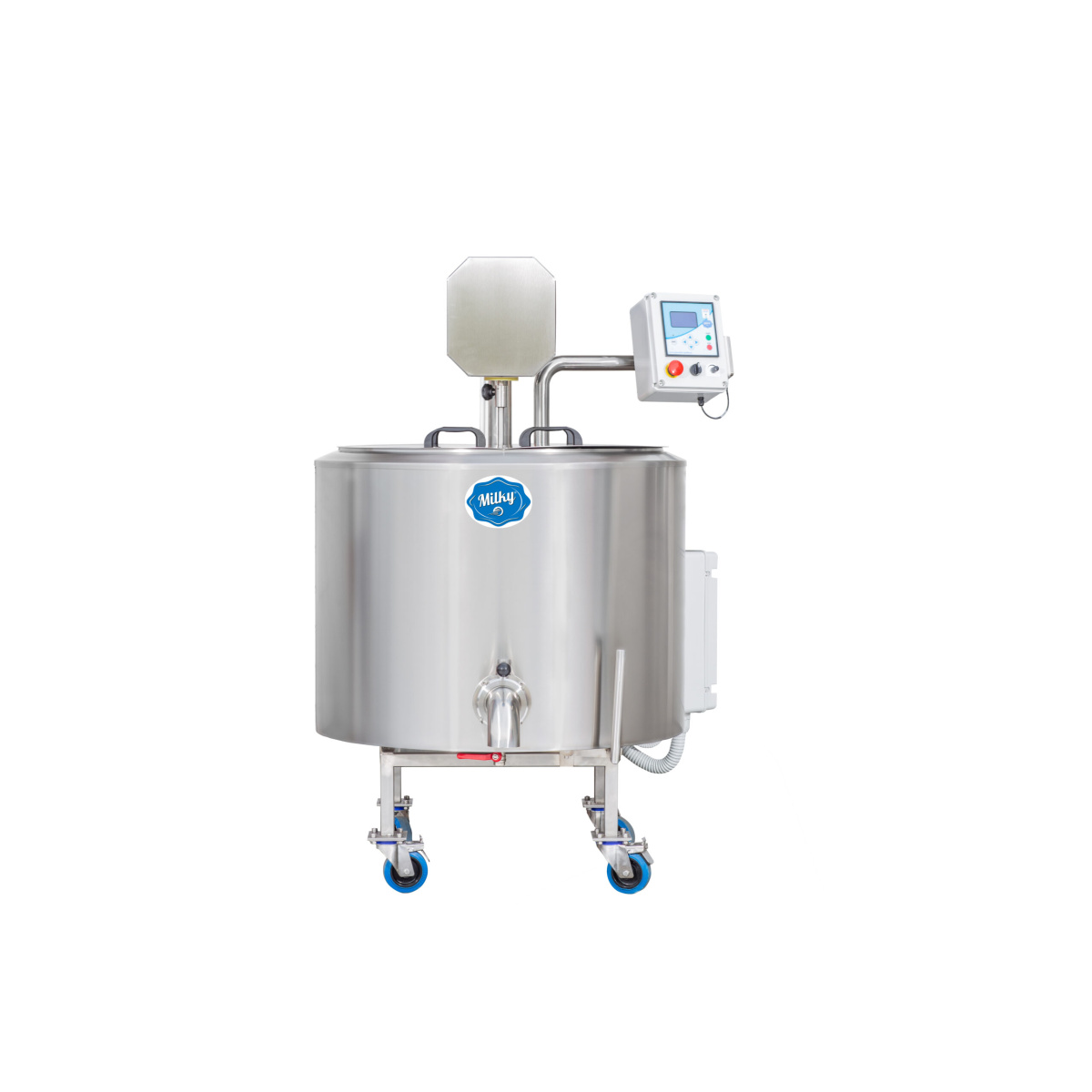 Pasteuriseermachine, Kaas en Yoghurtketel Milky FJ 200 OTF (open systeem, 400V) - Afbeelding 2
