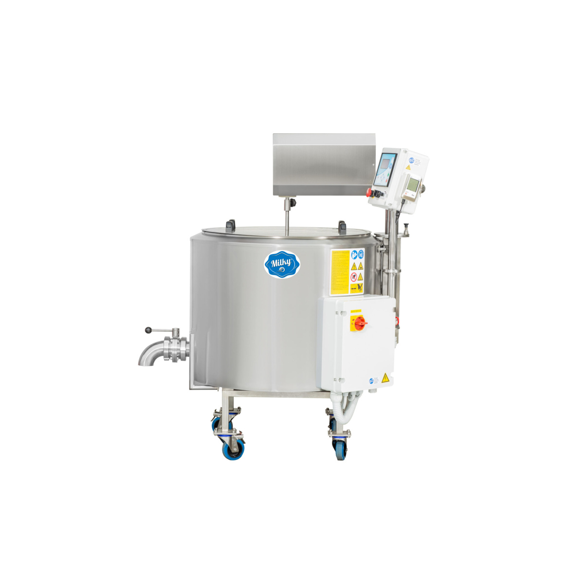 Pasteuriseermachine, Kaas en Yoghurtketel Milky FJ 200 OTF (open systeem, 400V) - Afbeelding 3